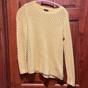 Talbots petite yellow sweater. New